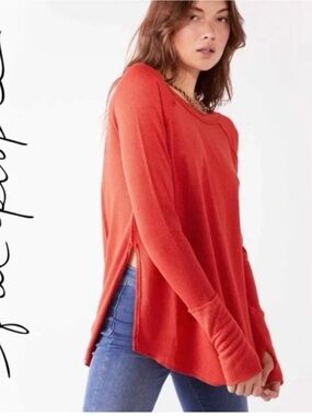 We The Free Snowy Thermal “Heatwave” (Red/Orange) - Size Small